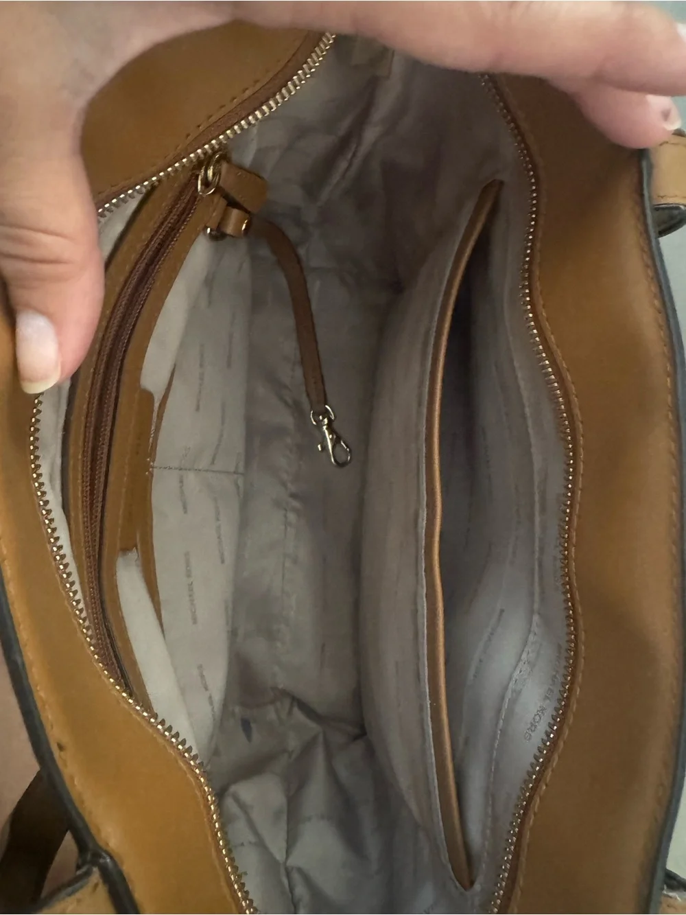 Michael Kors Brown & Tan Logo Messenger Bag